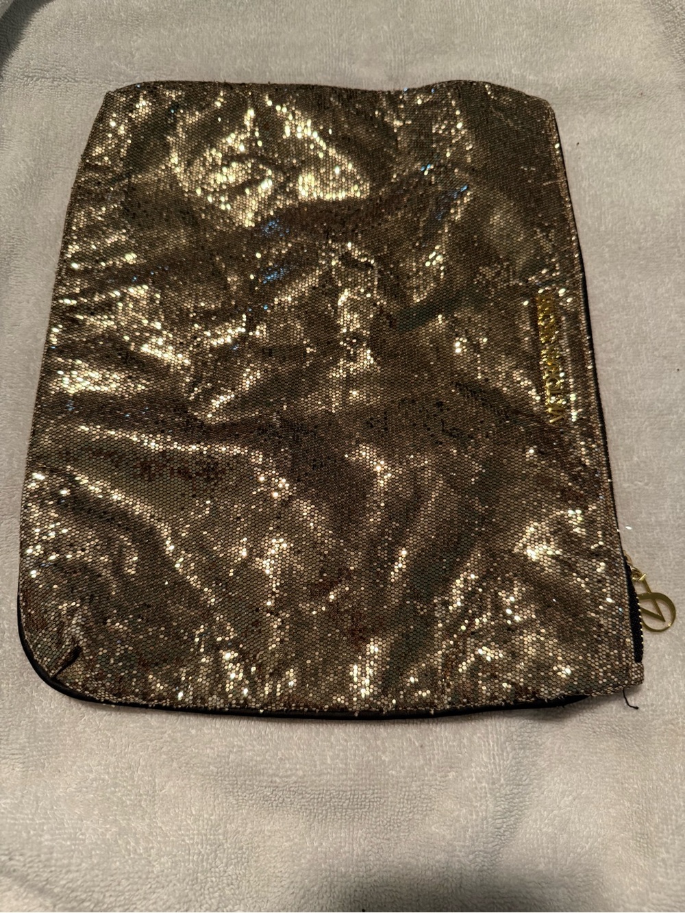 Victoria's Secret Gold Sequin Pouch
